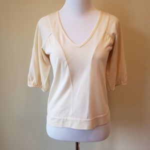 Diane Von Furstenburg silk blend V-neck blouse